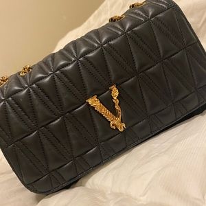 Large Versace Virtus Quilted bag